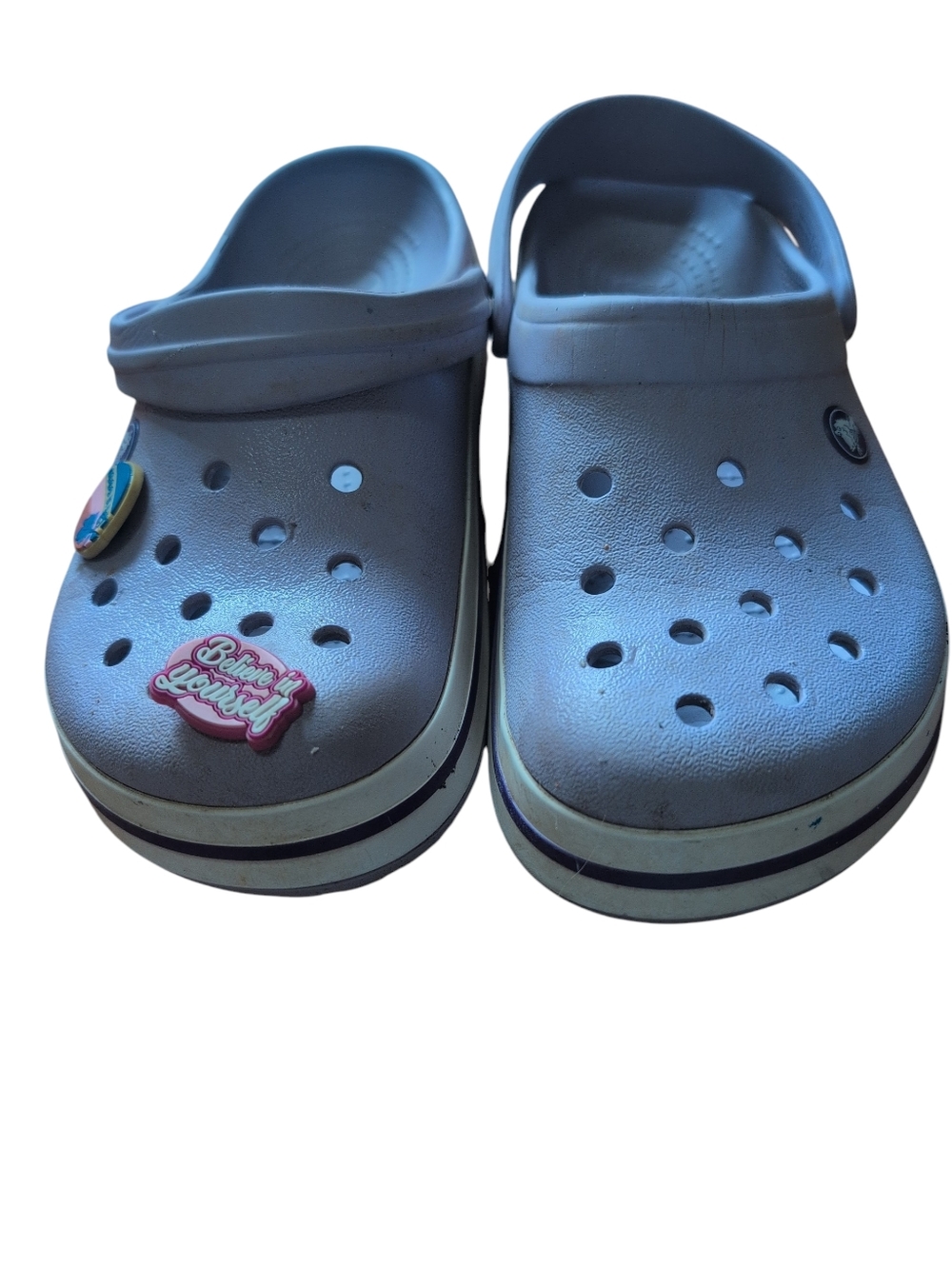 Crocs Crocband Clogs Women’s Size 6 Lavender Purple Slip On Comfort Sandals